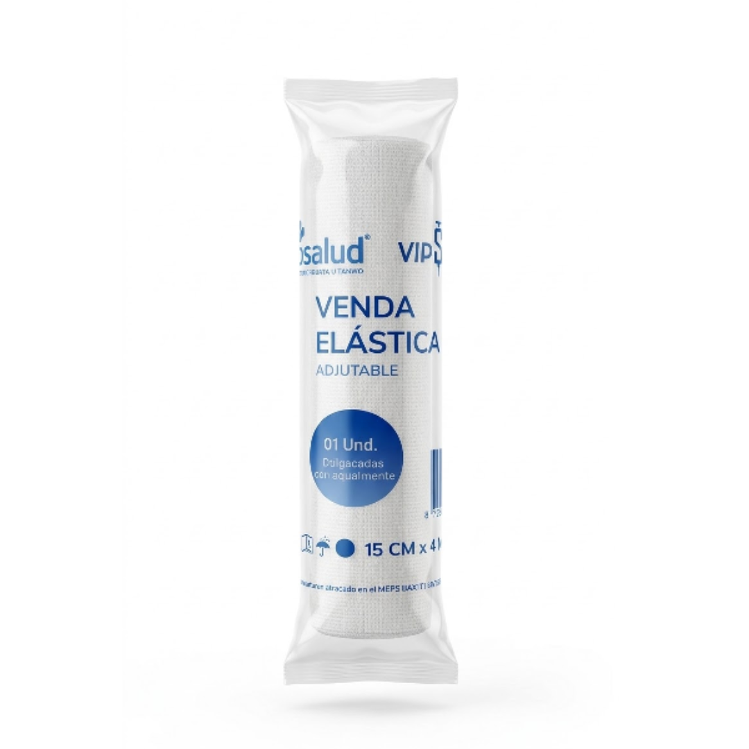 VENDA ELASTICA 15CM X 4M (VIPSALUD)